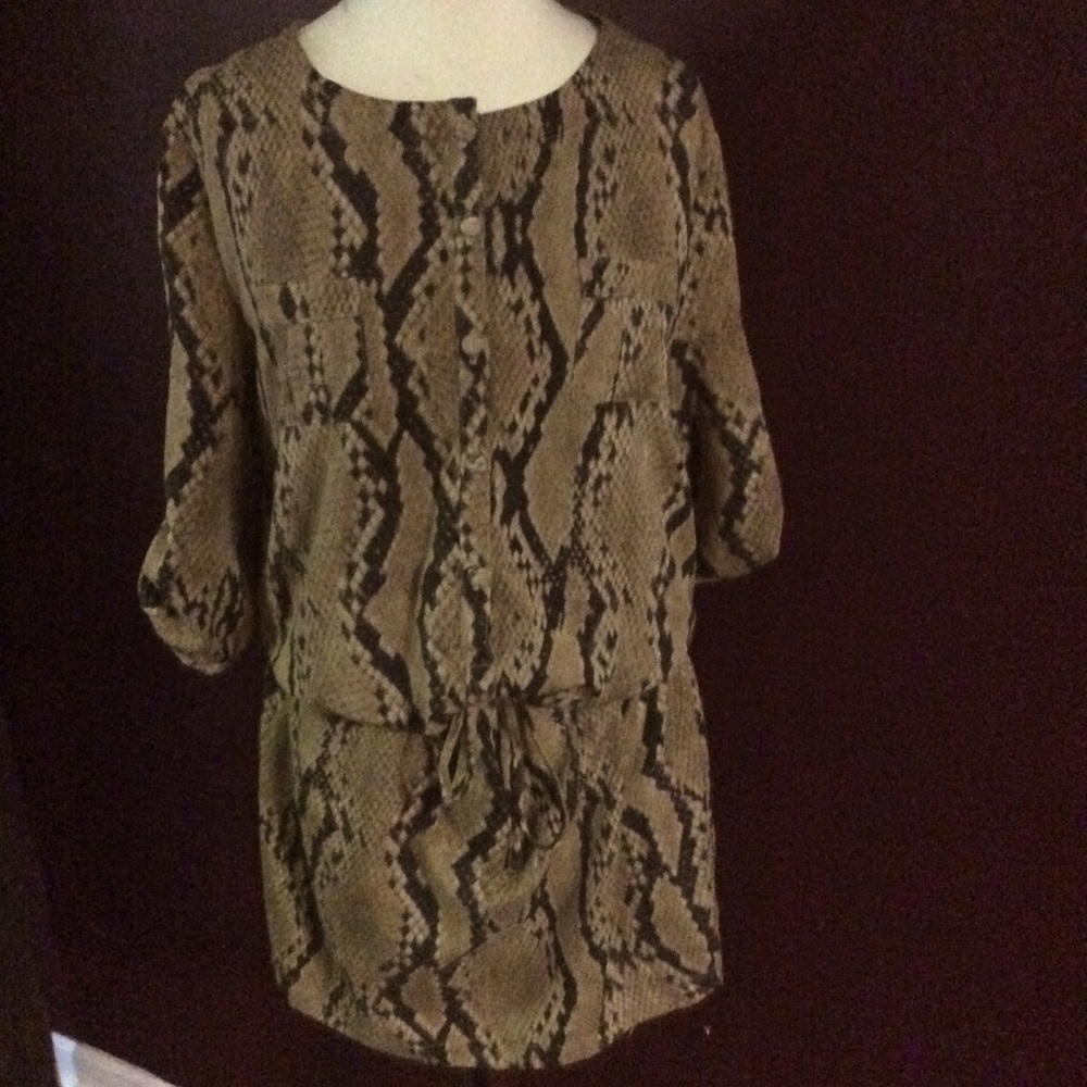 Old Navy Snakeskin Print Dress
